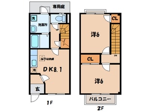 西尾駅 徒歩23分 1-2階の物件間取画像